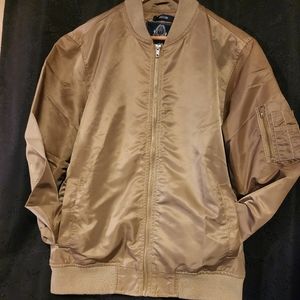 Gold flight jacket